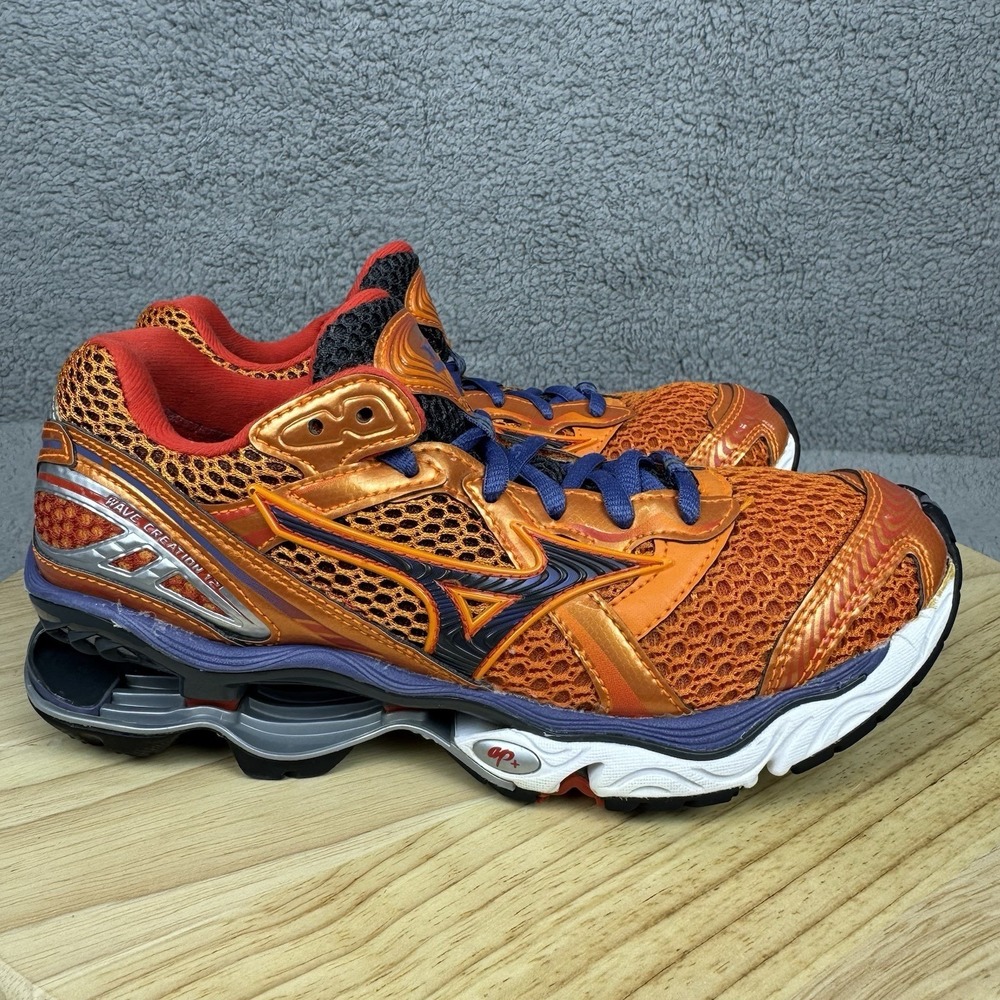 Mizuno Wave Creation‎ 12 Womens Size 6.5 Orange Road Running Shoes 410417